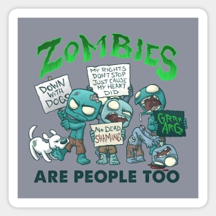 Zombie Rights Sticker